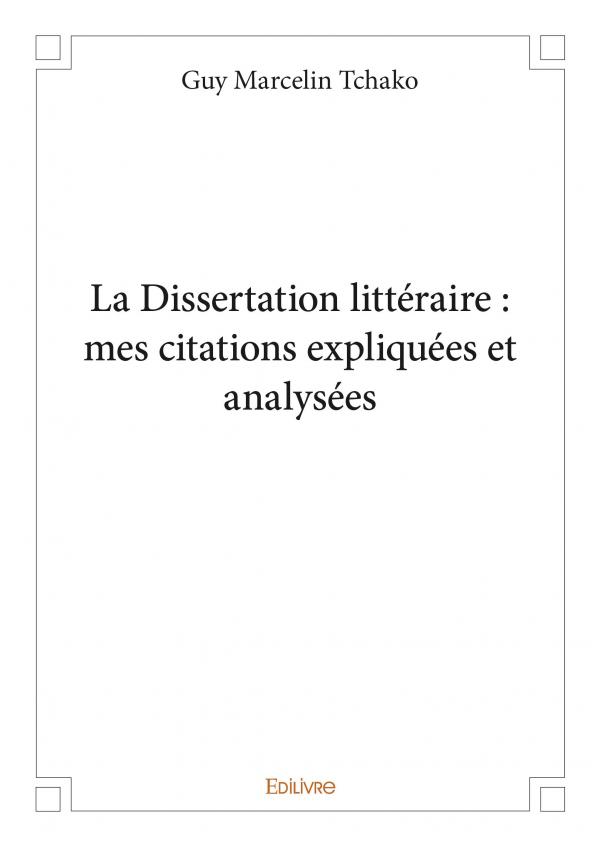 dissertation citation livre