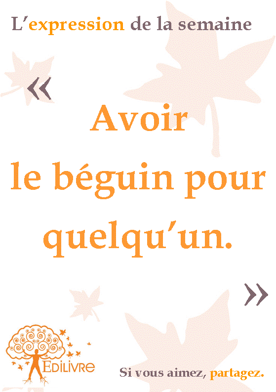 L Expression De La Semaine Avoir Le Beguin Pour Quelqu Un